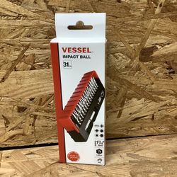 VESSEL Impact Ball Torsion Bit 31 pc. Set in Slide Case