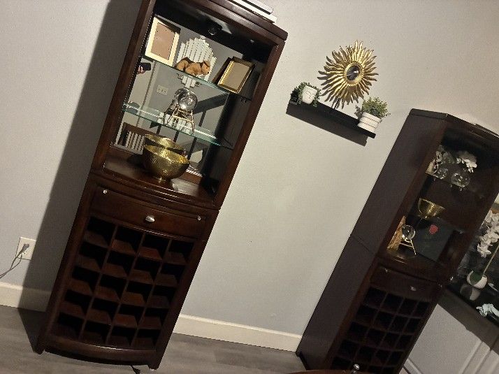 American Drew Wine Cabinet
