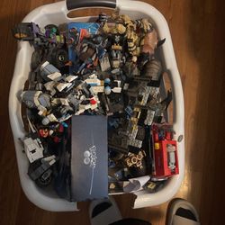 Box Full Ok Legos And Rare Pokémon Cards