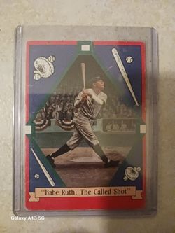"Babe Ruth: The Called Shot" card Delphi 1992