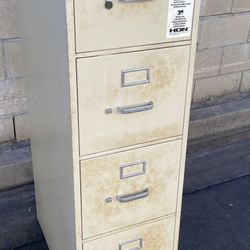 Hon Four-Drawer File Cabinet-As Is