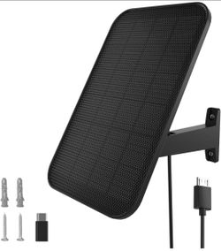 Solar Panel Charger with Wall Mount