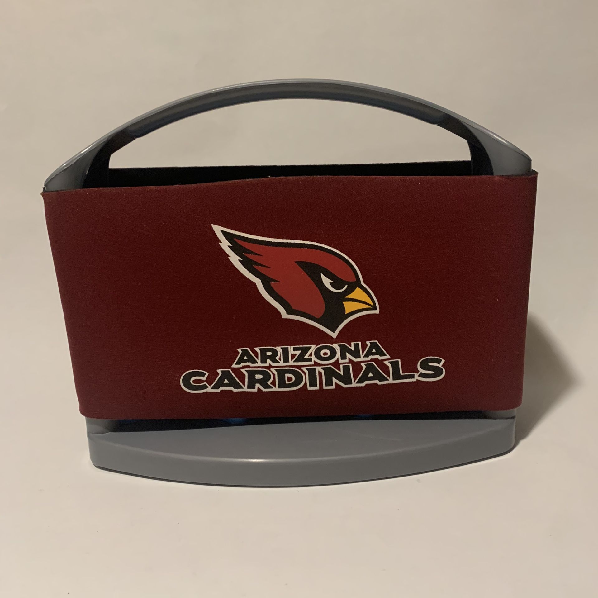 Arizona Cardinals Beer Bottle Can Cooler Carrier w/Handle 6 Pack for Tailgating