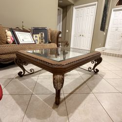 Rectangle Cocktail Table & Matching Square End Table