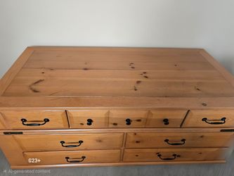 Dresser with mirror