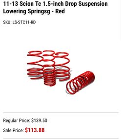 Lowering Springs 