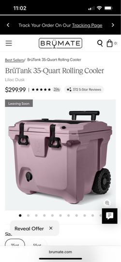 BrüTank 35-Quart Rolling Cooler
