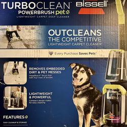 Bissell Brand New Unopened TurboClean Power Brush Pet