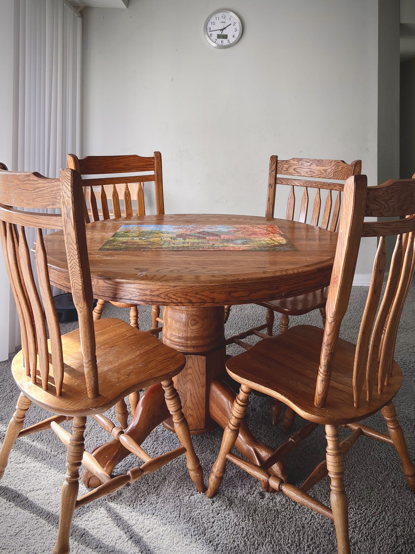 Vintage Solid Wood Dinning Table