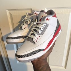 Jordan 3s Fire Red 