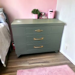 Green Midcentury Modern Dresser