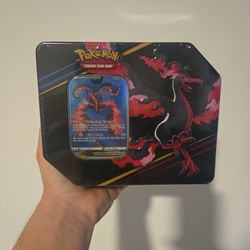 Pokemon Sealed Galarian Moltres Tin (Crown Zenith)