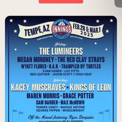 INNINGS FESTIVAL GA WRISTBAND SATURDAY 🔥