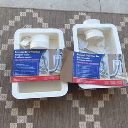 Dryer Vent Box Recessed X2