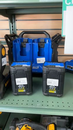 Two Kobalt Batteries and charger