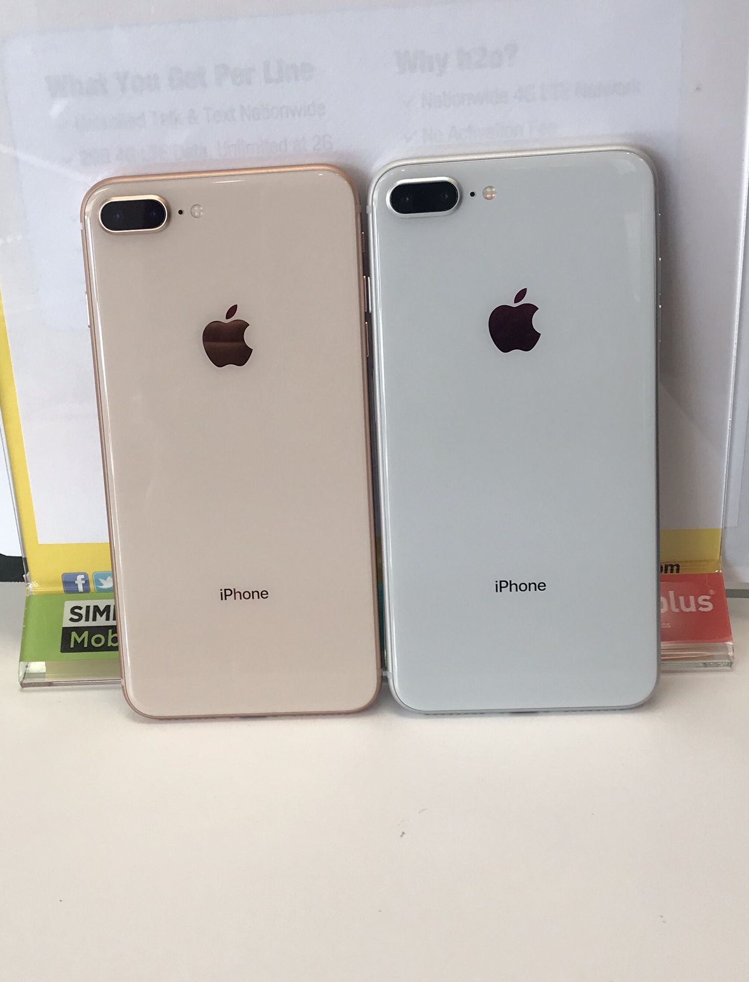 iPhone 8 Plus 64GB Unlocked Excellent Condition $285 Each
