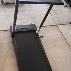 Treadmill with place to play computer