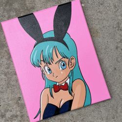 Dragon Ball Bulma Canvas Painting 