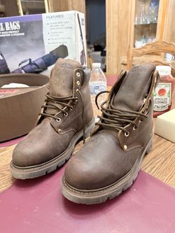 Colorado Brown Leather Work Boots