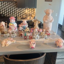 Ceramic Collections Mostly Miniatures But Some Cookie Jar Size