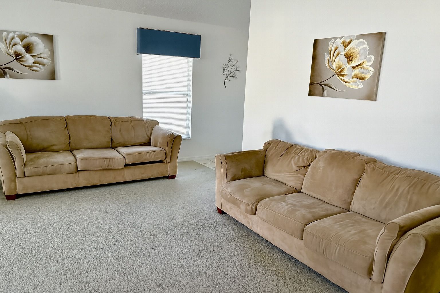2- piece tan Sofa Set - Haines City