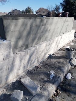 Trababo de Piedra i estucco