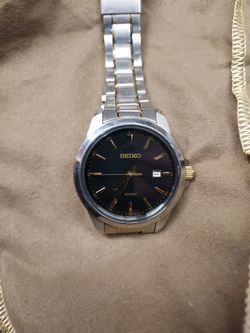 Men's Two-Tone Seiko Quartz Watch 100M