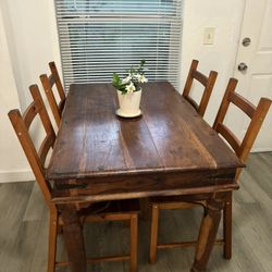 Small Dining Table With 4 Chairs