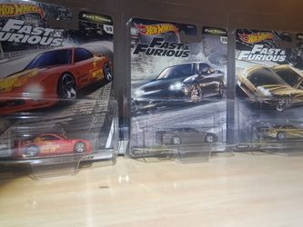 Hott Wheels Fast and Furious Fast Turners Set of 5 