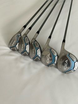 WOMENS FLEX Adams Idea A70S Hybrid/Wood Set 5pcs Right Hand