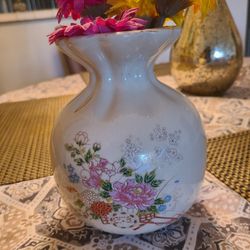 Small Vase With Flowers 