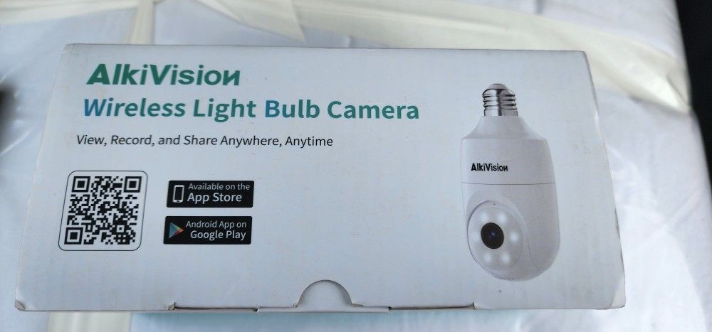 Alkivision Light Bulb Security Cameras Wireless