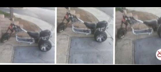 Chopper style electric trike stretch frame