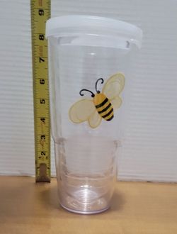 24 oz Tervis Classic Insulated Tumbler featuring a bumblebee design