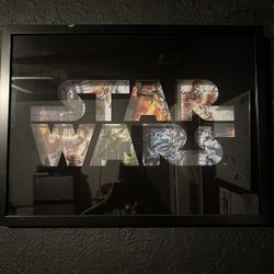 Star Wars Glass Framed Art 