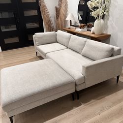 West Elm Reversible Sectional Couch