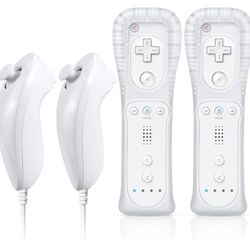 Wii Remotes W/ Nunchucks 