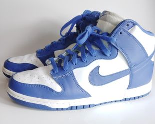 Size 11 - Nike Dunk High Game Royal Kentucky Bule White High Top Sneakers