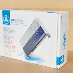 JL Audio 6 Channel Power Amplifier M600/6 Marine Speaker System Amp 1200 Watts 🚨 Payment Options Available 🚨 No Credit Needed 🚨 