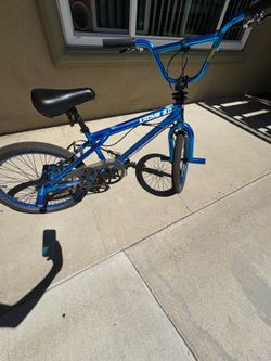 Blue Chrome bike