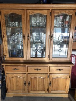 China cabinet/ bar shelves