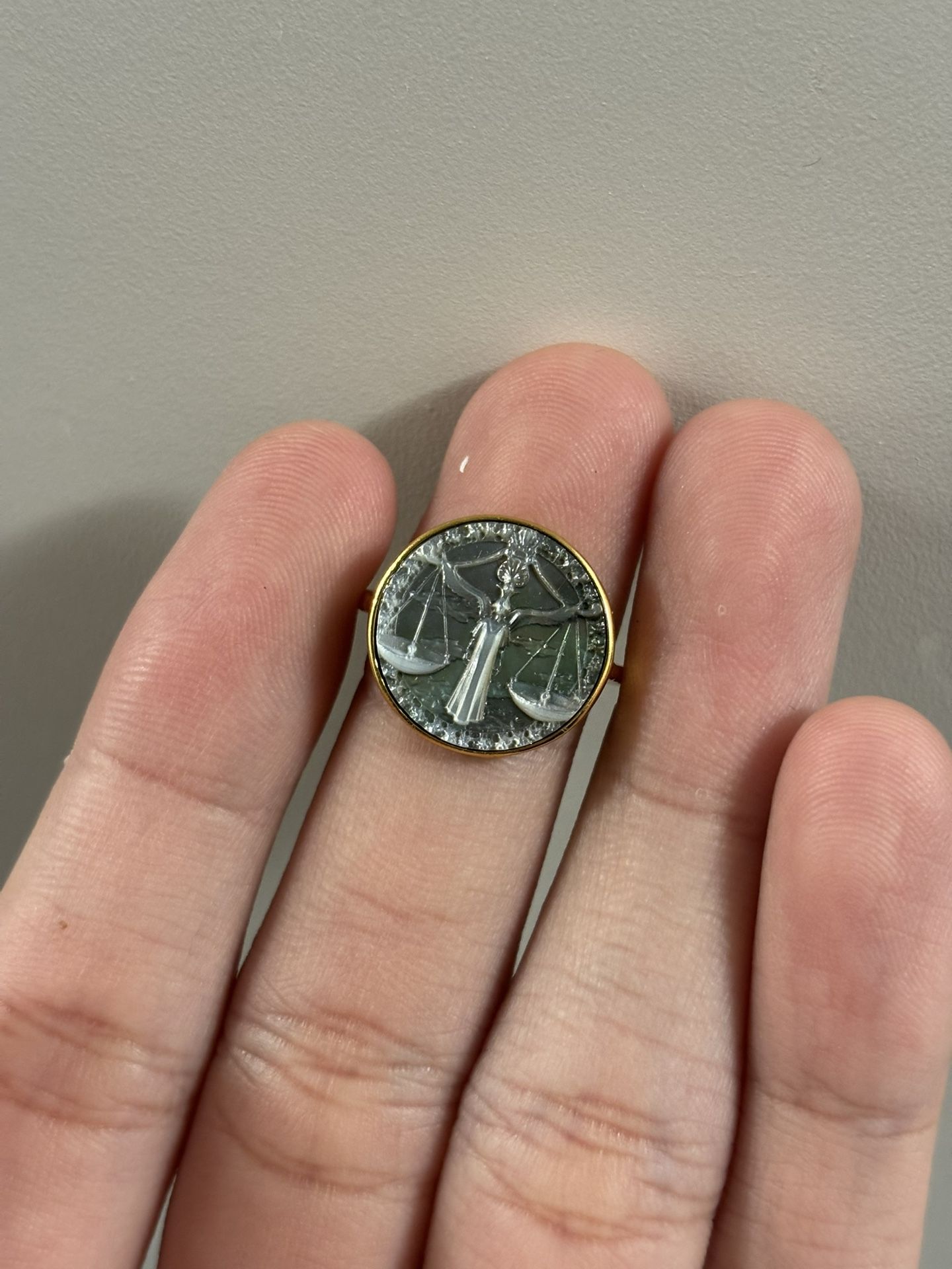 Mother Of Pearl Ring