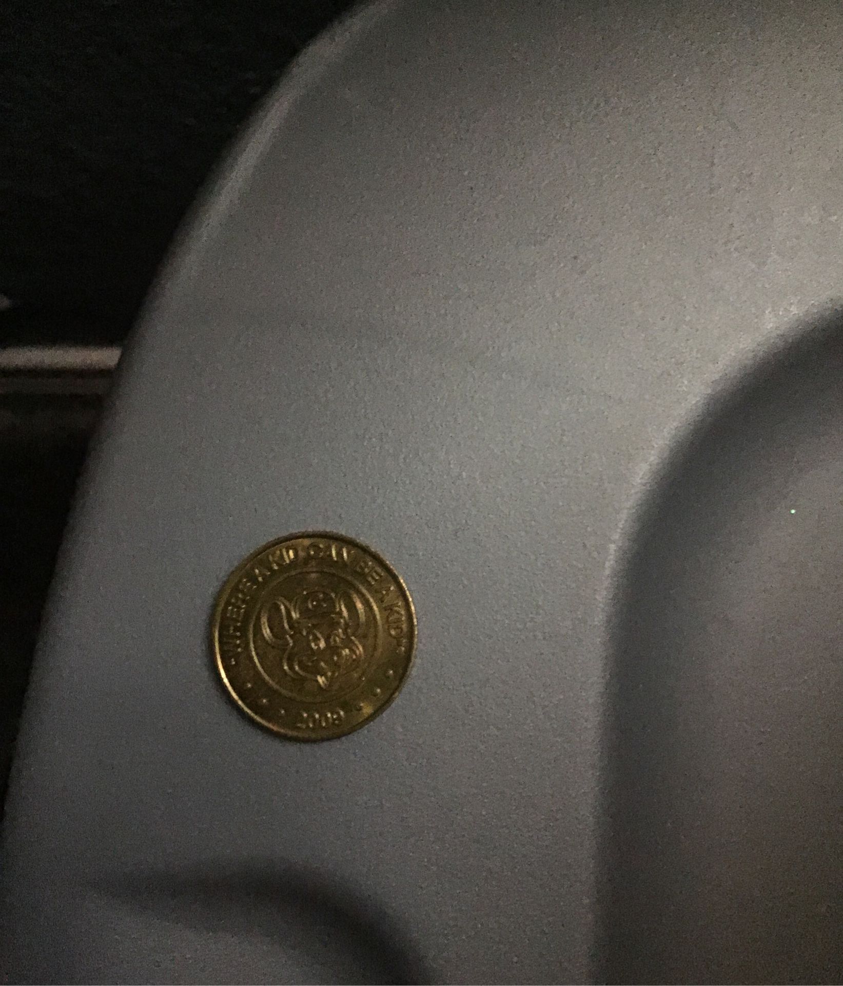 Chuck E. Cheese coin from 2009 they do not make these anymore