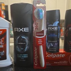 Men’s Personal Care Bundle – AXE + Colgate (Brand New)