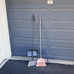 Brooms & Dust Pan 