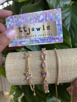 Pulseras Oro Laminado 