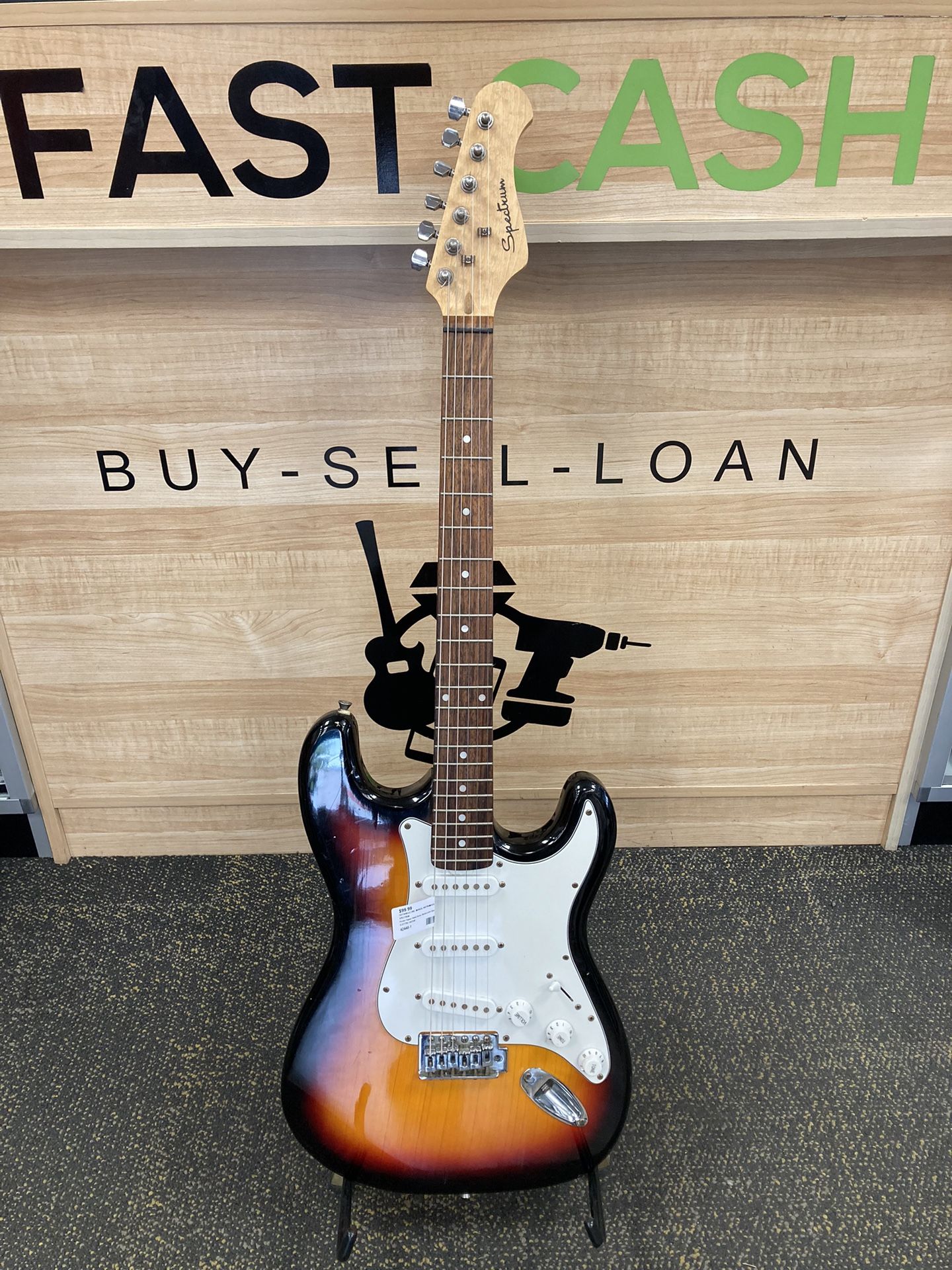 Spectrum Electric Guitar Sunburst
