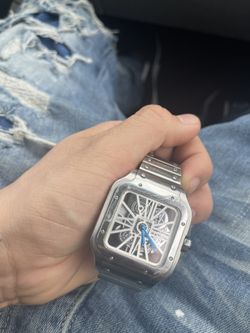 Cartier Santos Skeleton Watch 