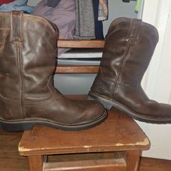 Justin Work Boots  10.5