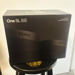 Sonos One SL Shadow Edition (2-Pack) – Premium Wireless Wi-Fi Speakers, Stereo Pair, AirPlay 2, Multi-Room Audio